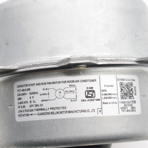 Fan Motor Outdoor Unit YKT-48-6-206-6 220-240V 50/60Hz 11002012033636, 11002012031559
Fits: Eaem018c11b