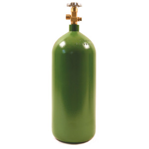 Uniweld R40 Oxygen Tank, Green, 40 cu ft Uniweld R40 Oxygen Tank, Green, 40 cu ft