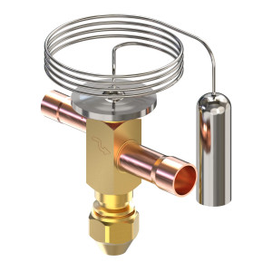 Danfoss 068N7685 1.24 TR Expansion Valve, TD 1, R290, 3/8x1/2 in, ODF, Internal Equalized, Single-Flow, -40 to 50 F