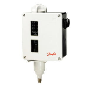 Danfoss 017-524566 RT1 Presostato, 7.3 a 23.2 psi, SPDT, Reset Automatico, Conexion G de 1/4 pulg Macho Danfoss 017-524566 RT1 Presostato, 7.3 a 23.2 psi, SPDT, Reset Automatico, Conexion G de 1/4 pulg Macho