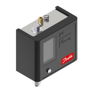 Danfoss 060-5241 KPU5 High Pressure Switch, 100 to 450 psi, SPST (NO), Manual Reset, 1/4 in Male Flare Connection Replaces: O10-2054 / P70aa-118c