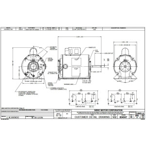 US Motors 1255 1/4 HP 1725 rpm, 115 V, 60 Hz, Direct Drive Motor, TEAO, K055RJL1991012B
 US Motors 1255 1/4 HP 1725 rpm, 115 V, 60 Hz, Direct Drive Motor, TEAO, K055RJL1991012B