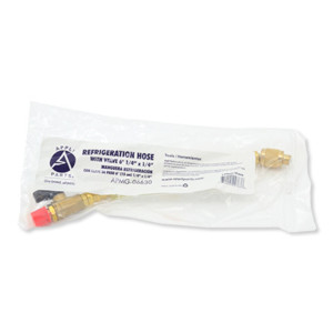Appli Parts APMG-H06630 Charging Hose 1/4 x 1/4 in SAE with Shut Off Valve 6 in long for Refrigeration Service Appli Parts APMG-H06630 Charging Hose 1/4 x 1/4 in SAE with Shut Off Valve 6 in long for Refrigeration Service
