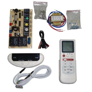 Appli Parts APCB-213DA Universal Air Conditioning Control Board 220 V with 3 Fan Speed Relay, Display,Replaces QD-U10A Appli Parts APCB-213DA Universal Air Conditioning Control Board 220 V with 3 Fan Speed Relay, Display,Replaces QD-U10A