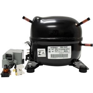 Embraco EMIS 70HHR 1/5 Hp, R134, 115-127 V,60 Hz, Low Medium High Back Pressure Compressor for Refrigeration Applications LMHBP Embraco EMIS 70HHR 1/5 Hp, R134, 115-127 V,60 Hz, Low Medium High Back Pressure Compressor for Refrigeration Applications LMHBP