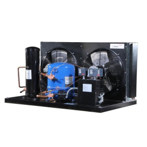 Danfoss HGZC1000NC0196Q Condensing Unit 10HP MBP 208-230V/3Ph/60Hz R134a,R404A,R448A,R449A,R452A,R513A POE Oil 2 Fans with Reciprocating Compressor MTZ125-3 114N4654