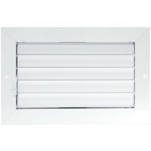 Laminaire CL1M1006 10x6 1-Via, Blanco, Hoja Curva, Difusor de Cielo con Damper ML Laminaire CL1M1006 10x6 1-Via, Blanco, Hoja Curva, Difusor de Cielo con Damper ML