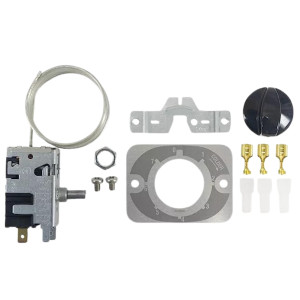 Danfoss 077B7101 Termostato de control Enfriador de Botellas 077B1704L Cut-in Frio +5.0C Cut-out Frio +1.5C Cut-in Caliente +12.5C Cut-Out Caliente +9.5C Capilar 1200mm
B0