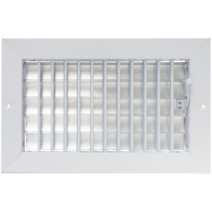 Laminaire VML1410 14x10 Difusor de Pared Blanco con Damper ML Laminaire VML1410 14x10 Difusor de Pared Blanco con Damper ML