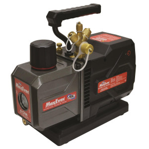 Uniweld MEVP6SB Vacuum Pump 6cfm 0.5HP, Battery Operated, 18 V, AC/DC Adapter 110-220V/50-60Hz, 2 Stage, Sparkless, A2L Compatible (AC Adapter and Battery not included) Uniweld MEVP6SB Vacuum Pump 6cfm 0.5HP, Battery Operated, 18 V, AC/DC Adapter 110-220V/50-60Hz, 2 Stage, Sparkless, A2L Compatible (AC Adapter and Battery not included)