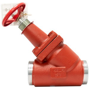 Danfoss 148B5830 Valvula de Cierre SVA-S 65, 2-1/2 pulg, Recta, con Manilla de Rueda