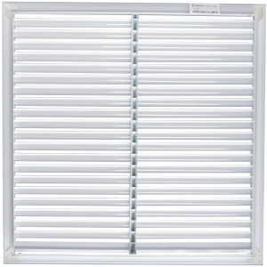 Laminaire L-RA2424 Rejilla de Retorno 24 x 24 pulg, ALuminio Blanco L-RA 24x24 W