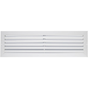 Laminaire RA246 Rejilla de Retorno 24 x 6 pulg, ALuminio Blanco L-RA 24x6 W Laminaire RA246 Rejilla de Retorno 24 x 6 pulg, ALuminio Blanco L-RA 24x6 W