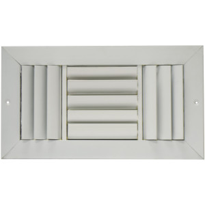 Laminaire CL3M1206 12x6 3-Via, Blanco, Hoja Curva, Difusor de Cielo con Damper ML Laminaire CL3M1206 12x6 3-Via, Blanco, Hoja Curva, Difusor de Cielo con Damper ML