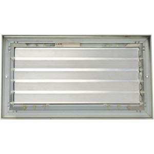 Laminaire CL3M1206 12x6 3-Via, Blanco, Hoja Curva, Difusor de Cielo con Damper ML Laminaire CL3M1206 12x6 3-Via, Blanco, Hoja Curva, Difusor de Cielo con Damper ML