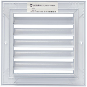 Laminaire L-RA66 Rejilla de Retorno 6 x 6 pulg, ALuminio Blanco 6x6 W