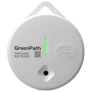 Full Gauge GreenPath Temperatur Humidity Portable Sensor, temp -4 to 140F,  Hum 100,Bluetooth BLE, AAA Battery operated Full Gauge GreenPath Temperatur Humidity Portable Sensor, temp -4 to 140F,  Hum 100,Bluetooth BLE, AAA Battery operated