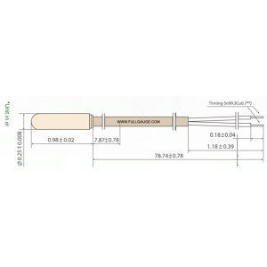 Full Gauge SB70 NTC Sensor Beige 10.5ft 3.2m -58F to 221F (-50c To 105c)
Thermoplastic Polyester, Double Insulation Cable, Sensor Fused to Cable
High Strength and Durability even in Humid Environments Full Gauge SB70 NTC Sensor Beige 10.5ft 3.2m -58F to 221F (-50c To 105c)
Thermoplastic Polyester, Double Insulation Cable, Sensor Fused to Cable
High Strength and Durability even in Humid Environments