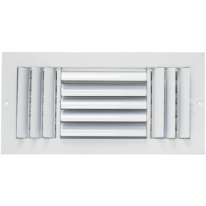 Laminaire CL3M1406 14x6 3-Via, Blanco, Hoja Curva, Difusor de Cielo con Damper ML Laminaire CL3M1406 14x6 3-Via, Blanco, Hoja Curva, Difusor de Cielo con Damper ML