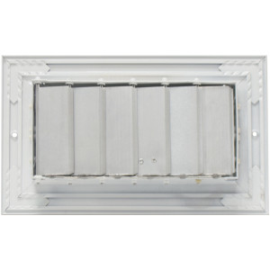 Laminaire CL2M0804 8x4 2-Via, Blanco, Hoja Curva, Difusor de Cielo con Damper ML Laminaire CL2M0804 8x4 2-Via, Blanco, Hoja Curva, Difusor de Cielo con Damper ML