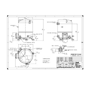 Danfoss MTZ22JC1BVE 2HP R404,R407,R134,R448, MBP Reciprocating Refrigeration Compressor 208-230/1/60 (V/Ph/Hz), Discharge 1 in V06, Suction 1-1/4 in V09, Rotolock, POE Oil,MTZ22-1V Danfoss MTZ22JC1BVE 2HP R404,R407,R134,R448, MBP Reciprocating Refrigeration Compressor 208-230/1/60 (V/Ph/Hz), Discharge 1 in V06, Suction 1-1/4 in V09, Rotolock, POE Oil,MTZ22-1V