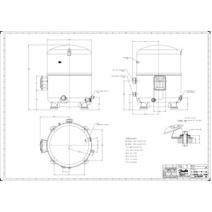 Danfoss MTZ125HU3VE 10.5HP R404,R407,R134,R448, MBP Reciprocating Refrigeration Compressor 200-230/3/60 (V/Ph/Hz),Discharge 1-1/4 in V04, Suction 1-3/4 in V02, Rotolock,POE Oil, MTZ125-3VI Danfoss MTZ125HU3VE 10.5HP R404,R407,R134,R448, MBP Reciprocating Refrigeration Compressor 200-230/3/60 (V/Ph/Hz),Discharge 1-1/4 in V04, Suction 1-3/4 in V02, Rotolock,POE Oil, MTZ125-3VI