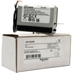 Erie AG13U020 Actuador PopTop Normalmente Cerrado 240V con cables de 18 pulg Erie AG13U020 Actuador PopTop Normalmente Cerrado 240V con cables de 18 pulg
