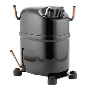 Tecumseh CAJ2446Z Compresor 1HP Compatible con R404A, 208-230V/1Ph/60Hz LBP, Kit de Arranque para 60Hz y Valvula Rotolock incluida