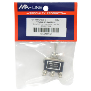 MA-Line MA04506-2 Toggle Switch Center Off, Double Pole Doble Throw