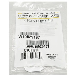 Bezel-Door Catch Whirlpool WPW10529197 W10529197 4448083 Bezel-Door Catch Whirlpool WPW10529197 W10529197 4448083