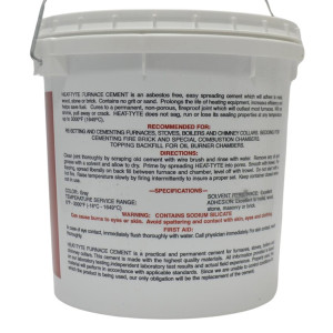 MA-Line MA-HT1 Furnace Cement Gallon, Asbestos Free, Grey, High Heat, 0 F to 3000 F