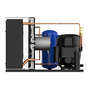 Danfoss HCYC0075RC0002B 3/4HP, R404,R448,R449 Condensing Unit for Refrigeration, Copper Coil Aluminum Fins HBP 115/1/60 (V/Ph/Hz) 1 Fan, Reciprocating Compressor MPT14RD, 114N2109 replaces 114N2102, HCYC0075RC0001B