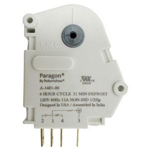 Defrost Timer Paragon 6hrs/21min A1401-00 120v/60hz, Fit: 4391974 Defrost Timer Paragon 6hrs/21min A1401-00 120v/60hz, Fit: 4391974