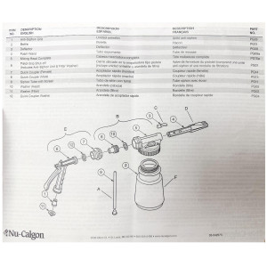 Nu-Calgon 4774-0 Coil Gun Sprayer with Quick Connect Hose Nozzle Nu-Calgon 4774-0 Coil Gun Sprayer with Quick Connect Hose Nozzle