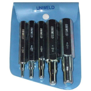 Uniweld 70005 Swaging Punch Kit Uniweld 1/4 5/16 3/8 5/8 in