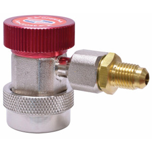 Uniweld 90478 Acople Rapido Manual R-134 Rojo Alta con Adaptador 1/4 pulg para aire acondicionado Automotriz Uniweld 90478 Acople Rapido Manual R-134 Rojo Alta con Adaptador 1/4 pulg para aire acondicionado Automotriz