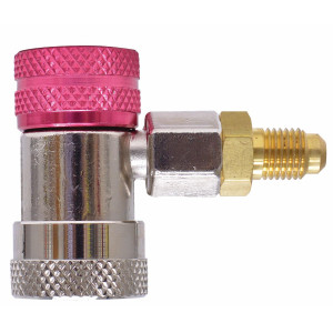 Uniweld 90478 Acople Rapido Manual R-134 Rojo Alta con Adaptador 1/4 pulg para aire acondicionado Automotriz Uniweld 90478 Acople Rapido Manual R-134 Rojo Alta con Adaptador 1/4 pulg para aire acondicionado Automotriz