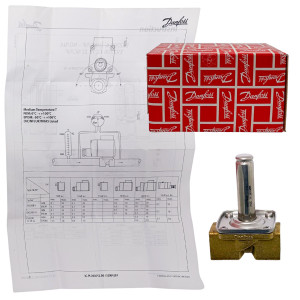 Danfoss 032U7520 Valvula Solenoide 1/2 pulg NPT EV220B 10B NC000 Danfoss 032U7520 Valvula Solenoide 1/2 pulg NPT EV220B 10B NC000