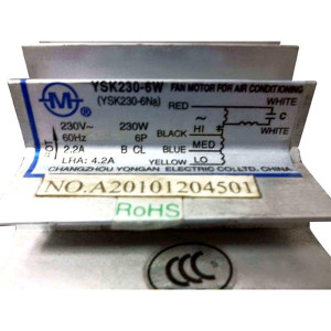 Motor YSK230-6W 220v MTA4-60CR 20247089000 Motor YSK230-6W 220v MTA4-60CR 20247089000