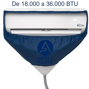 Appli Parts APCC-1836B Cleaning Cover Kit or Maintenance for Mini Split 1.5 - 3 Tons (from 18,000 to 36,000 Btu), 3.3 to 4.27 ft in length, Waterproof, 3 yd Drain Hose, with Support Plate.