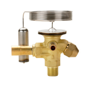 Danfoss 068Z3430 1/6 - 4.5TR Expansion Valve Body, TE 2, R404A, R507A, 3/8x1/2 in, Flare x ODF, External Equalized, Single-Flow, -40 to 5 F, Capacity determined by Orifice size Sold Separately