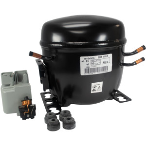 Embraco EGAS100HLR Compressor 1/3HP Compatible with R134a, 220/1/50,60 (V/Ph/Hz) LMBP 