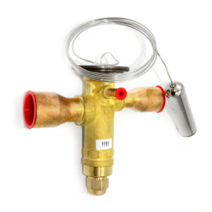 Danfoss 067N3150 3.5TR Thermostatic expansion valve, TGE, R410A,R32, 3/8x5/8 in Solder, ODF, 1/4 in Externally equalized, Bi-flow, -40 to 50 F replaces 067N3170