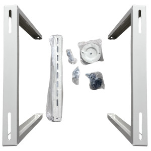 Appli Parts APAB-4440 Mini Split Floor Stand, Heavy Duty Outdoor Support Up to 440 lbs. Fit 9000 to 60000 BTU Units, Anti Vibration Pads and Full Installation Kit. Adjusted from 22 to 39.7 in