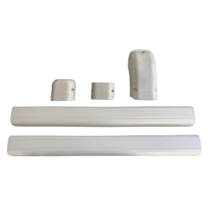 Appli Parts APLC-SET110 Line Cover Set 4in x 7.5 ft includes, 2 Straight, 1 Coupling, 1 Wall Cap Cover, 1 End Cap