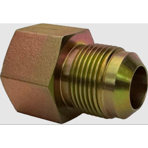 NDL GU1-6D-F Gas Connector Adapter 3/8 Flare X 1/2 FPT
