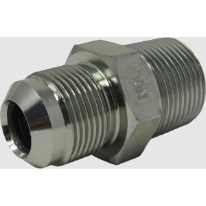 NDL GU1-6D-S Gas Connector Adapter 3/8 Flare X 1/2 MPT

