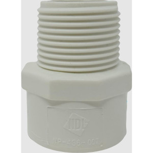 NDL NP-436-007 PVC 3/4 pulg Adaptador Macho MIPT x Slip