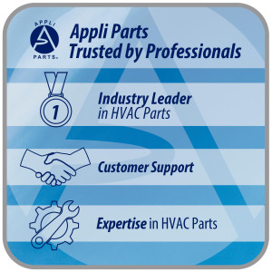 Appli Parts APLC-SET75 Line Cover Set 3 in x 7.5 ft for Mini Split HVAC 7000 to 24000 BTU Includes 2 Straight Ducts, Coupling, Wall Cap, End Cap and Installation Screws