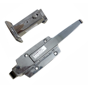 Keil W19-2000 Cerradura sin Llave de Cromo Pulido para Cuarto Refrigerado 41mm a 64mm (1-5/8pulg a 2-1/2pulg)